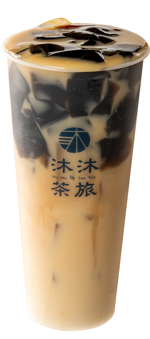 仙草凍烏龍拿鐵 - 沐沐茶旅